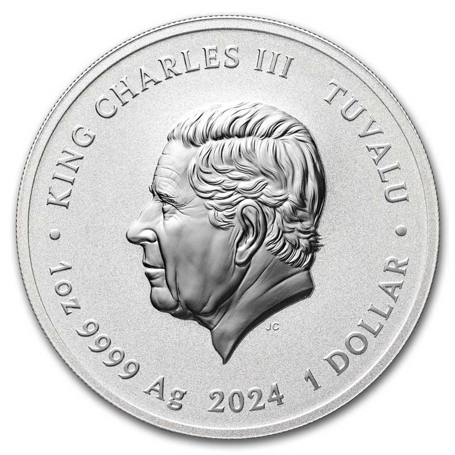 2024 Tuvalu 1 oz Silver The Kingston MS-70 PCGS (FS)