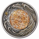 2024 Tuvalu 2 oz Silver Alicanto Antiqued & Colorized (Box)