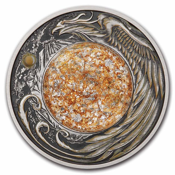 2024 Tuvalu 2 oz Silver Alicanto Antiqued & Colorized (Box) 2024 Tuvalu 2 oz Silver Alicanto Antiqued & Colorized (Box)