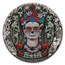 2024 Tuvalu 2 oz Silver Colorized Frida Kahlo (Antiqued)
