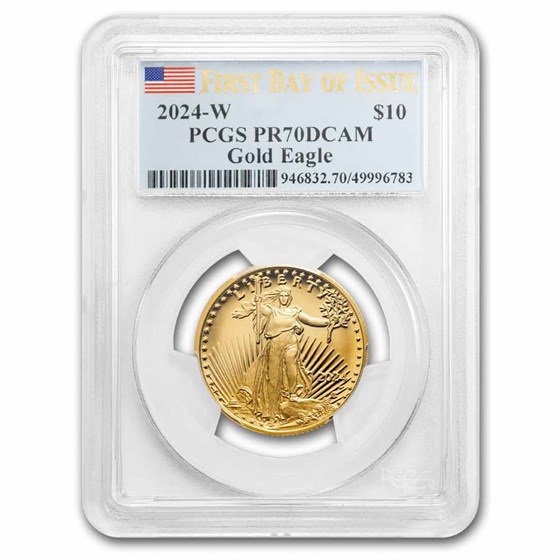 2024-W 1/4 oz Proof Gold Eagle PR-70 PCGS (First Day of Issue)