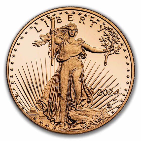 2024-W 1 oz Proof American Gold Eagle (w/Box & COA) 2024-W 1 oz Proof American Gold Eagle (w/Box & COA)