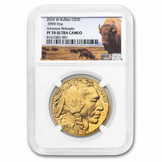 2024-W 1 oz Proof Gold Buffalo PF-70 NGC