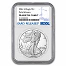 2024-W 1 oz Proof Silver Eagle PF-69 NGC (Early Releases)