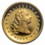 2024-W High Relief Flowing Hair Gold Coin PR-70 PCGS (FDI,Reagan)
