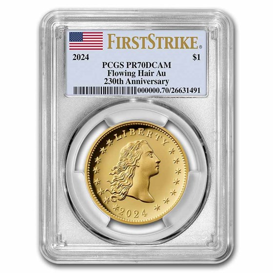 2024-W High Relief Flowing Hair Gold Coin PR-70 PCGS (FS) 2024-W High Relief Flowing Hair Gold Coin PR-70 PCGS (FS)