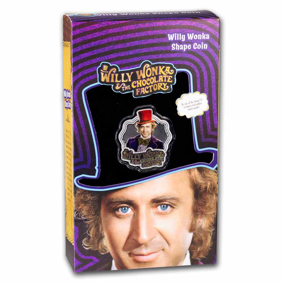 2024 Willy Wonka 1 oz Silver Colorized Coin in Box | eBay