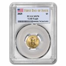 2025 1/10 oz American Gold Eagle MS-70 PCGS (First Day of Issue)