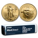 2025 1/10 oz American Gold Eagles (50-Coin MintDirect® Tube)