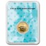 2025 1/10 oz Gold Eagle - w/Happy Birthday, Balloons Card, In TEP