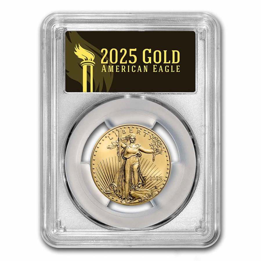 2025 1/2 oz American Gold Eagle MS-70 PCGS (FDI, Black Label)
