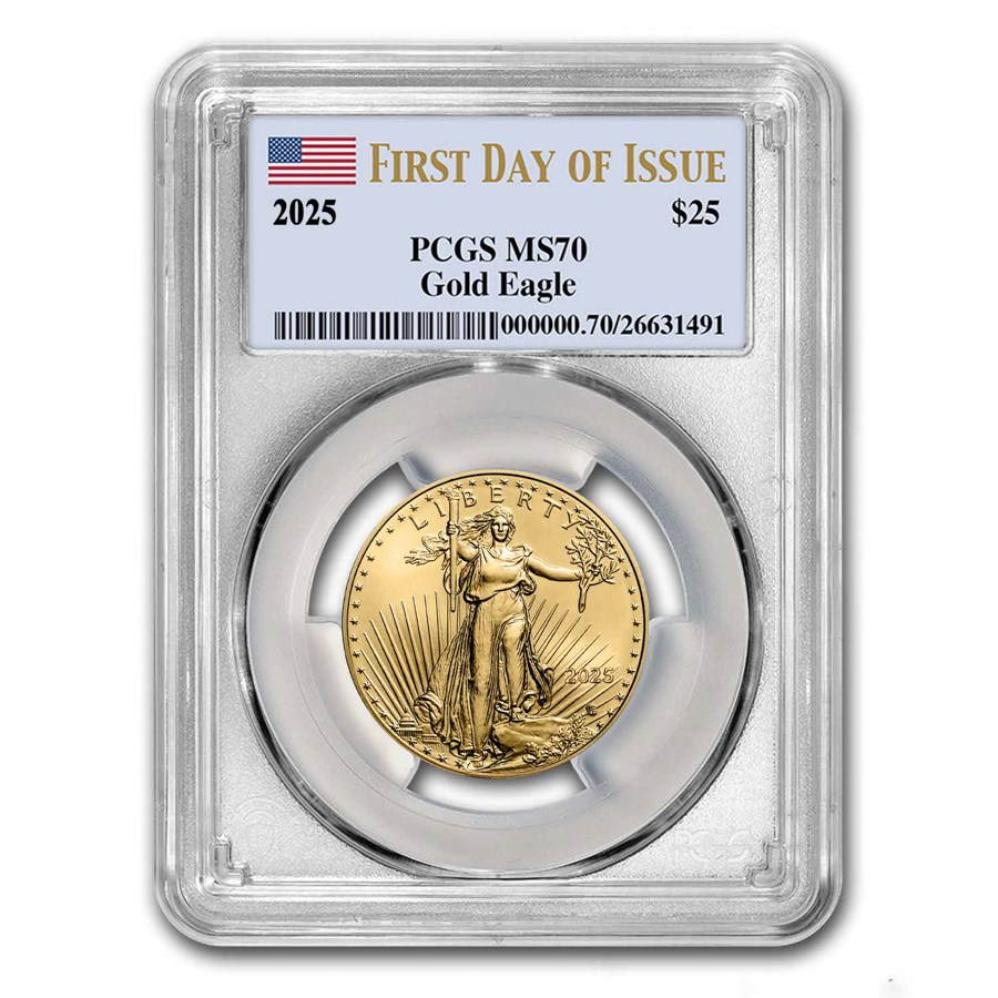 2025 1/2 oz American Gold Eagle MS-70 PCGS (First Day of Issue)
