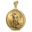 2025 1/2 oz Gold Eagle Pendant (Diamond-ScrewTop Bezel)