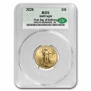 2025 1/4 oz American Gold Eagle MS-70 CAC (First Day of Delivery)
