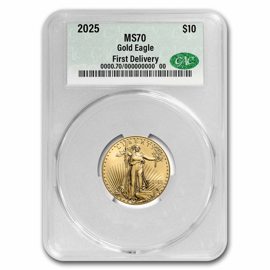2025 1/4 oz American Gold Eagle MS-70 CAC (First Delivery)