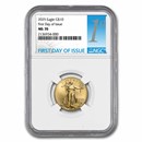 2025 1/4 oz American Gold Eagle MS-70 NGC (First Day of Issue)