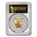 2025 1/4 oz American Gold Eagle MS-70 PCGS (FDI, Black)