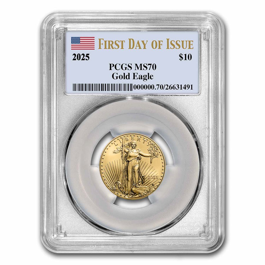 2025 1/4 oz American Gold Eagle MS-70 PCGS (First Day of Issue)
