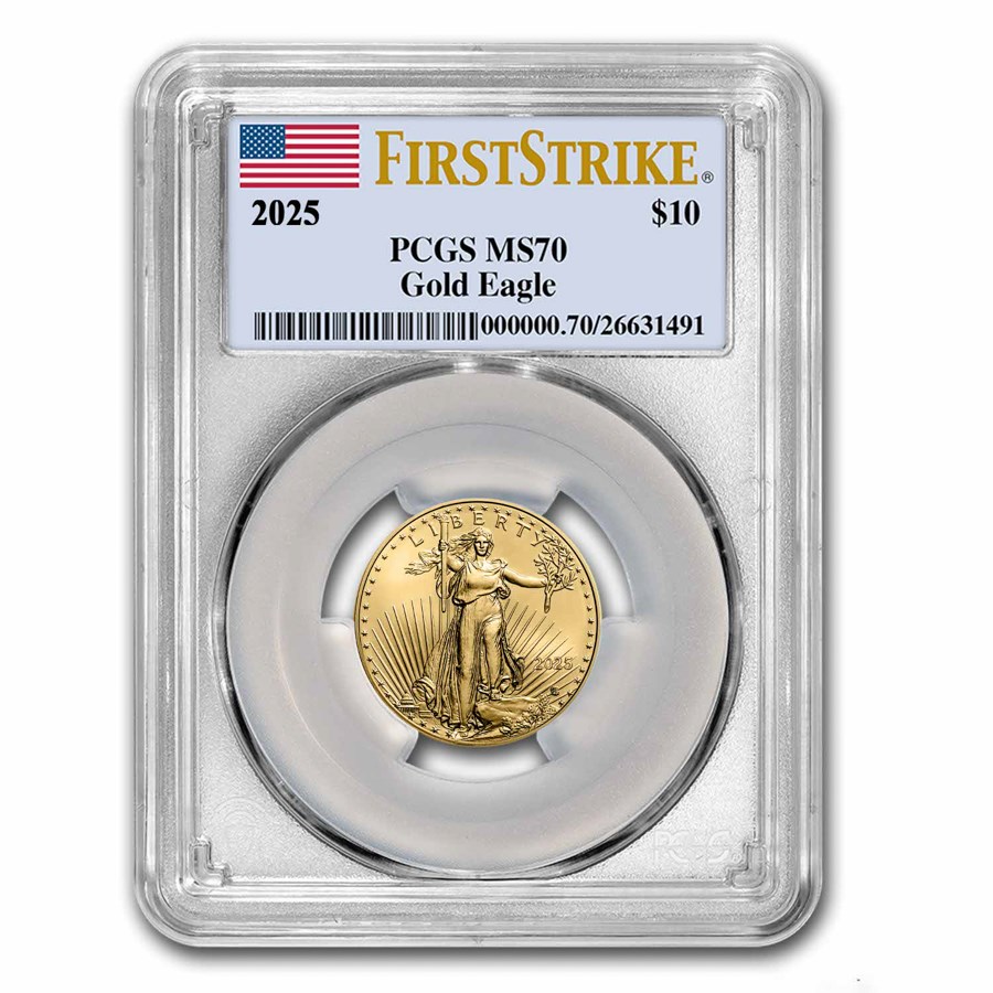 2025 1/4 oz American Gold Eagle MS-70 PCGS (FirstStrike®)
