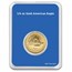 2025 1/4 oz American Gold Eagle - w/Starry Night Nativity Card