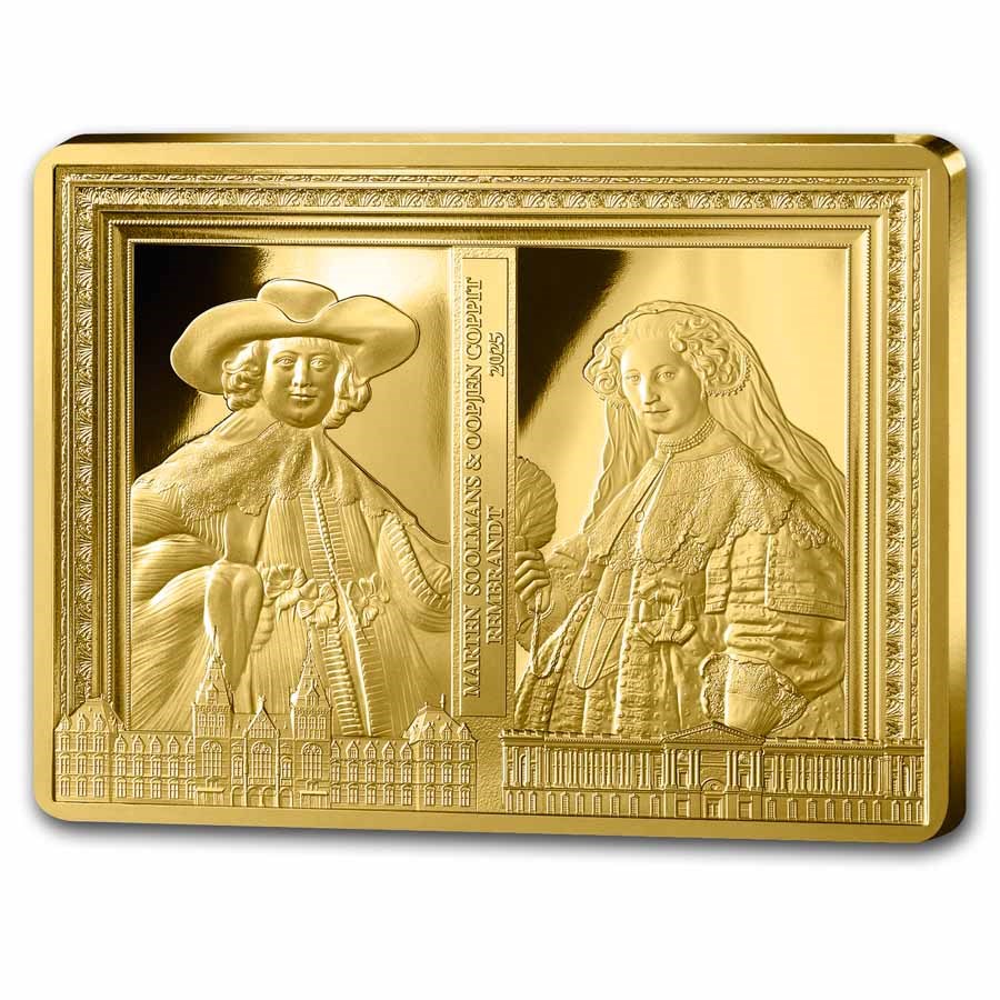 2025 1/4 oz Prf Gold €50 Masterpieces of Museums (Louvre)