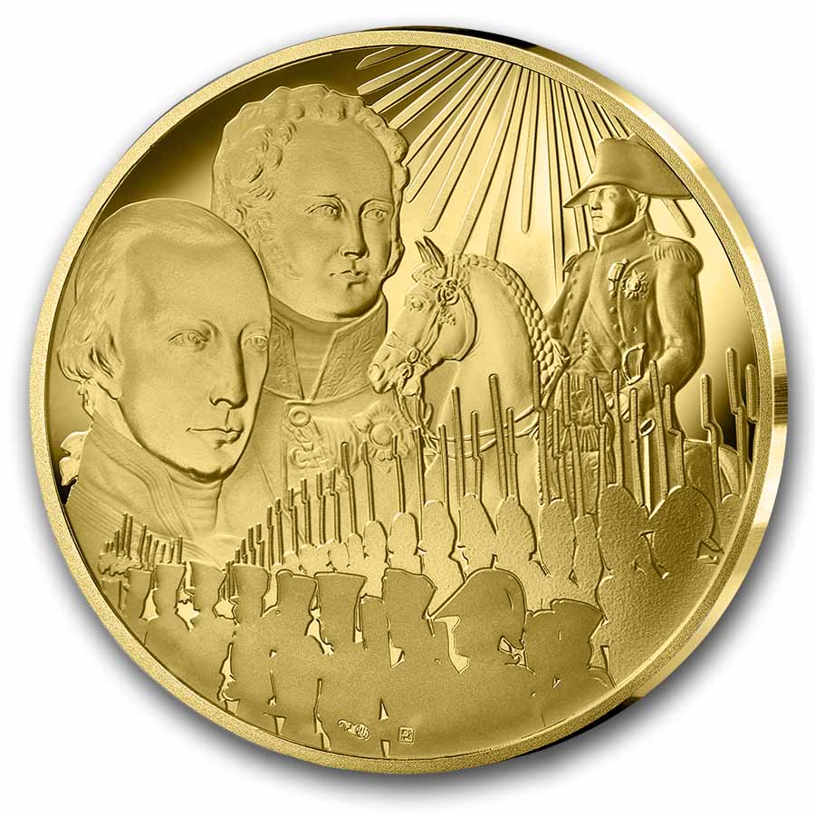 Buy 2025 1/4 oz Proof Gold €50 Austerlitz (Box & COA) | APMEX