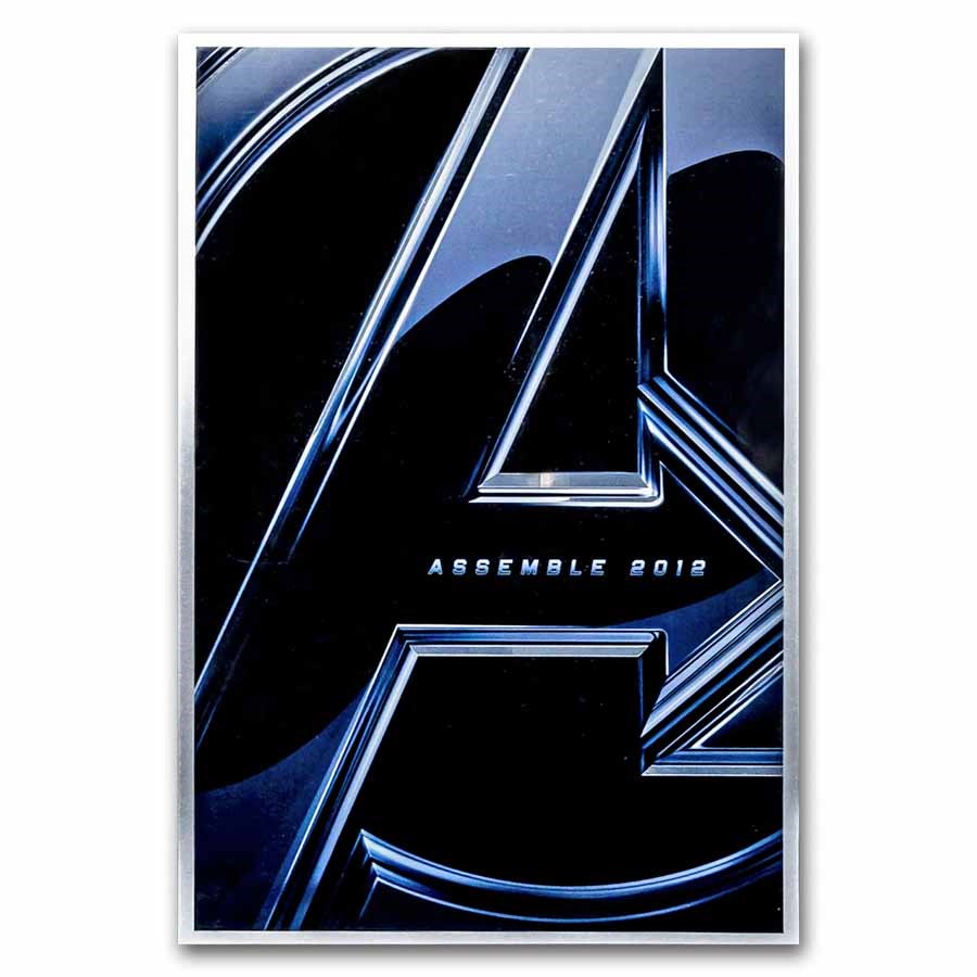 2025 1.5 oz Silver $2 Marvel Infinity Saga Foil: The Avengers