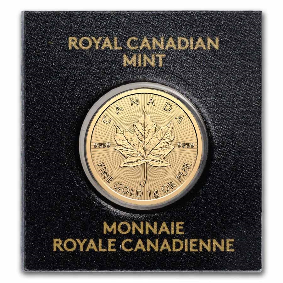 2025 1 gram Gold Maple Leafs Maplegram25™ (In Assay)