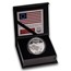 2025 1 oz Ag $1 Revolution Series: Lexington & Concord (Box/COA)