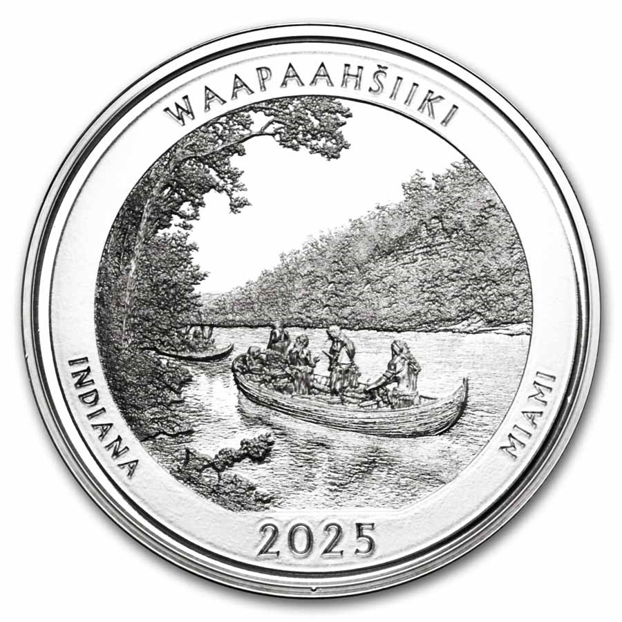 2025 1 oz Ag NATB Indiana George Rogers Clark Nat'l Park Box/COA
