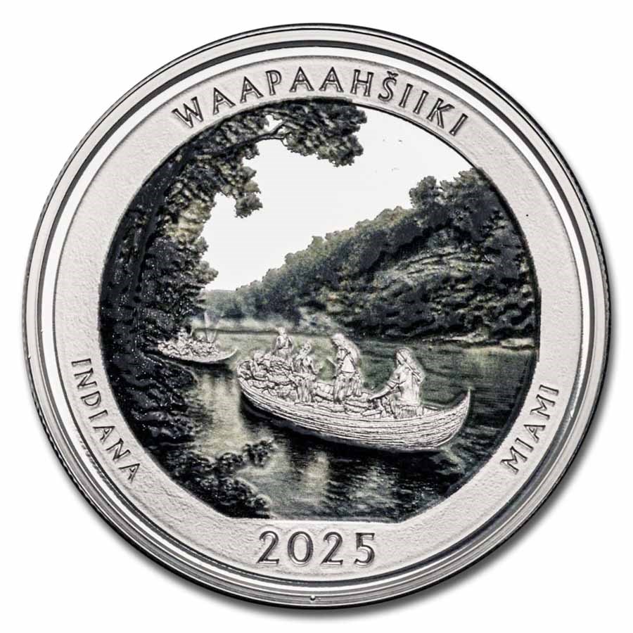 2025 1 oz Ag NATB Indiana George Rogers Clark Nat'l Park (Color)