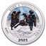 2025 1 oz Ag NATB Iowa Effigy Mounds National Monument (Color)