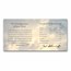 2025 1 oz Ag Wonders of Christ: Transfiguration (COA #2 - Signed)