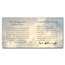 2025 1 oz Ag Wonders of Christ: Transfiguration (COA #7 - Signed)