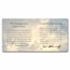 2025 1 oz Ag Wonders of Christ: Transfiguration (COA #9 - Signed)