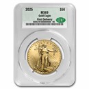 2025 1 oz American Gold Eagle MS-69 CAC (First Delivery)