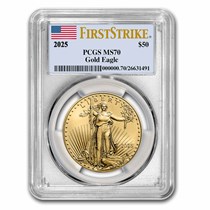 Buy 2025 1 oz Gold Eagle MS-70 PCGS FirstStrike | APMEX
