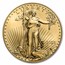 2025 1 oz American Gold Eagle - w/Elegant Merry Christmas Card