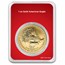 2025 1 oz American Gold Eagle - w/Red Merry Christmas Card