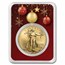2025 1 oz American Gold Eagle - w/Red Ornaments