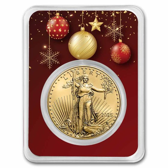 2025 1 oz American Gold Eagle - w/Red Ornaments 2025 1 oz American Gold Eagle - w/Red Ornaments