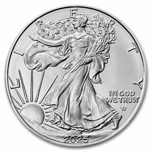 Buy 2025 oz Silver Eagle Coin BU APMEX