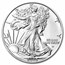 2025 1 oz American Silver Eagle - w/Blue Christmas Ornament Card