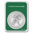 2025 1 oz American Silver Eagle - w/Green Merry Christmas Card