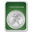 2025 1 oz American Silver Eagle - w/Holiday Ribbon Tree Card