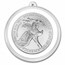 2025 1 oz American Silver Eagle - w/Holiday Tin, Christmas Tree