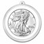 2025 1 oz American Silver Eagle - w/Holiday Tin, Santa's Buckle