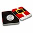 2025 1 oz American Silver Eagle - w/Holiday Tin, Santa's Buckle