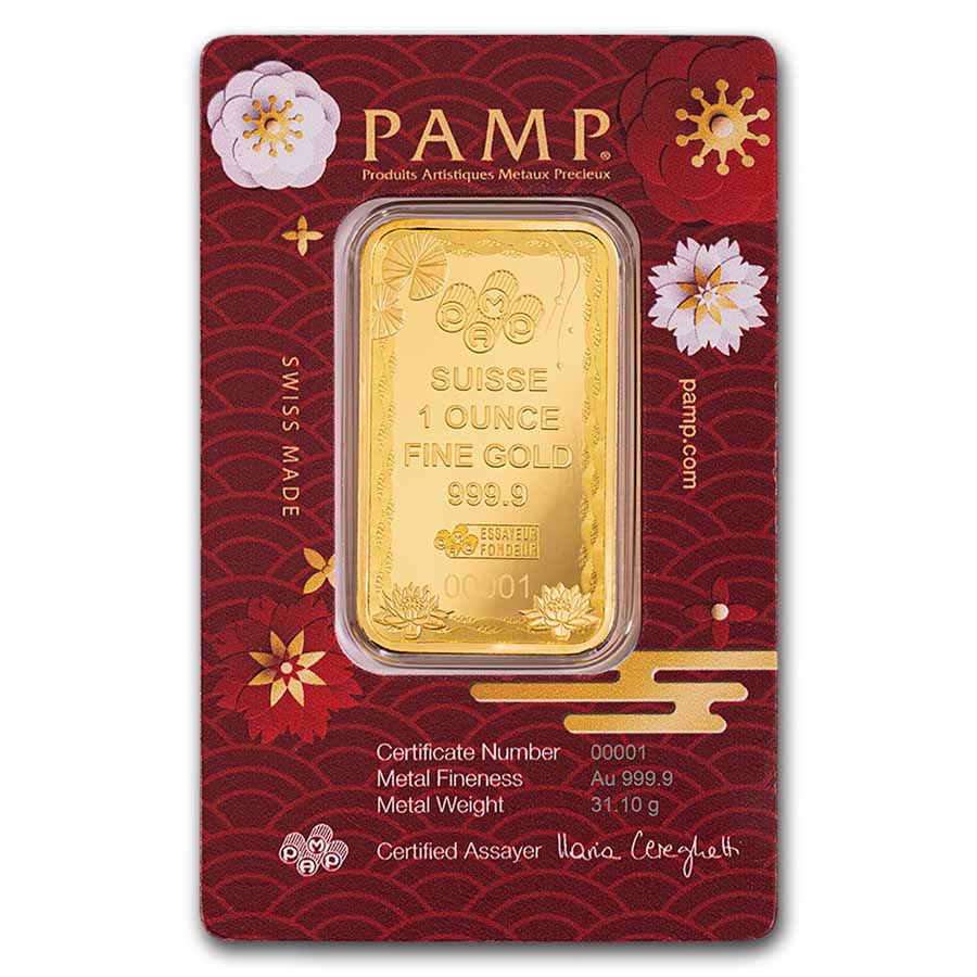 2025 1 oz Gold Bar - PAMP Good Luck Koi Fish (Assay) | eBay