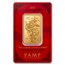 2025 1 oz Gold Bar - PAMP Lunar Legends White Snake (In Assay)
